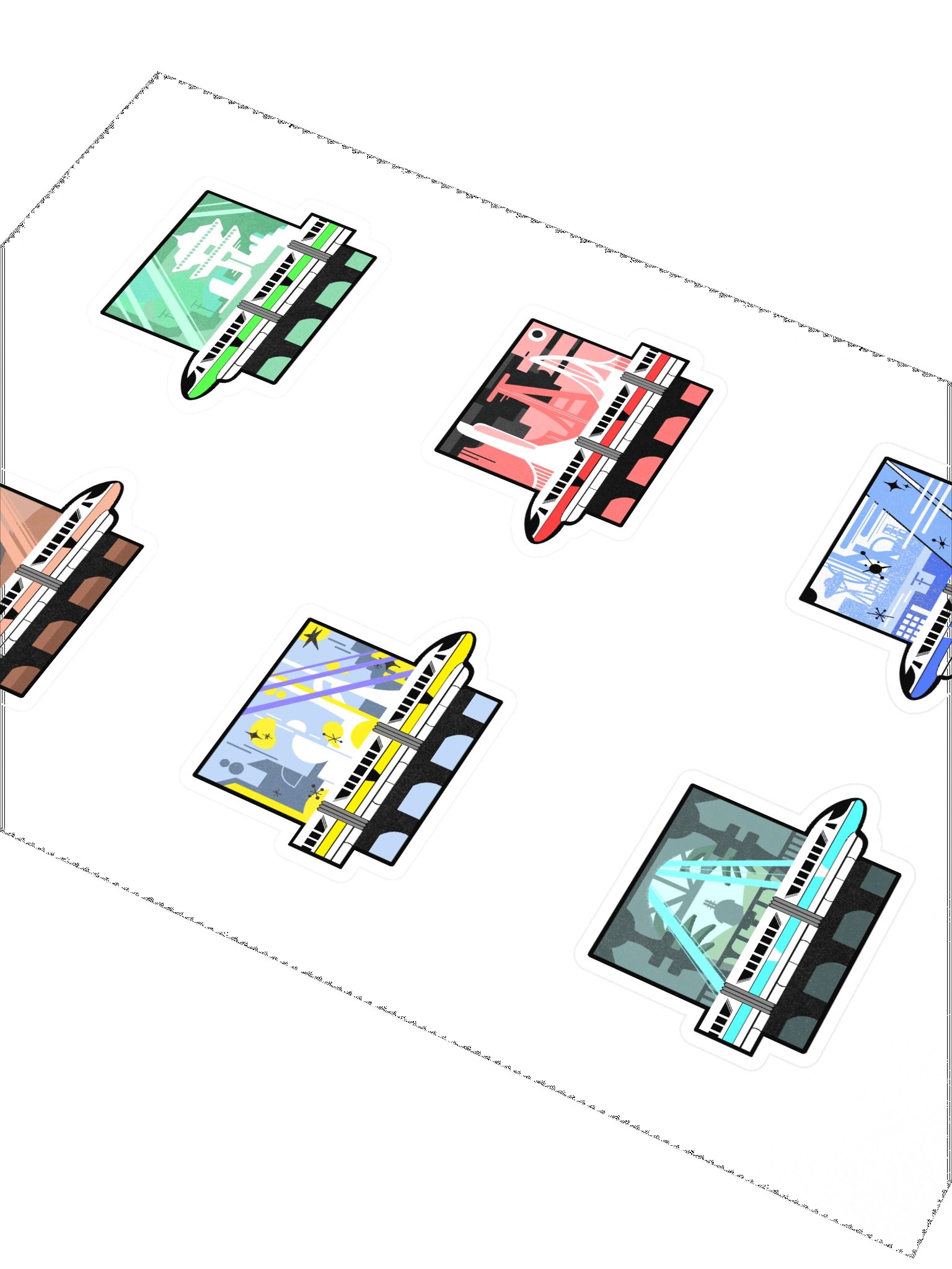 Monorail Sticker Pack #1 product image (2)