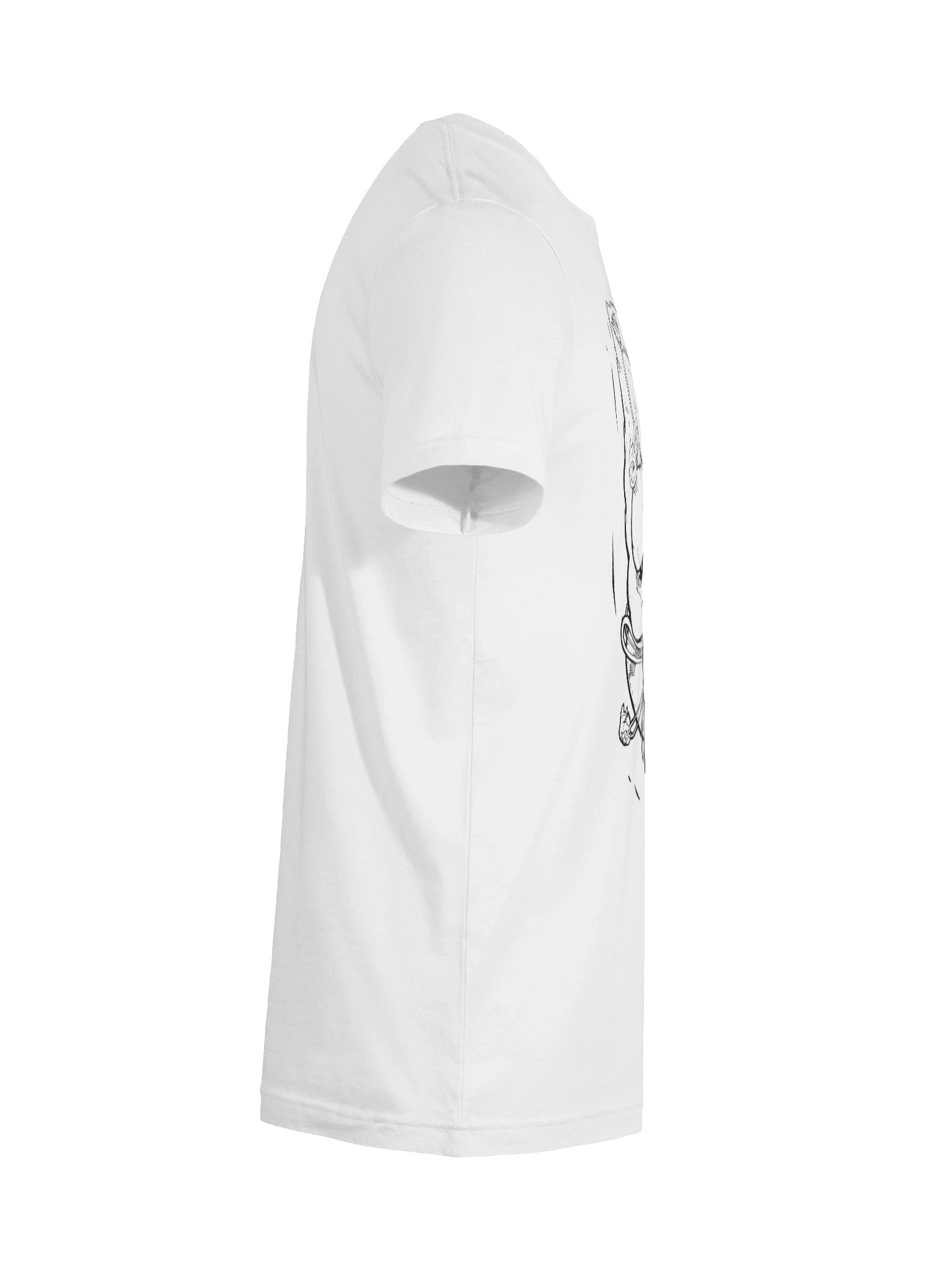 Crashing DeeDee Tee (White/Heather) product image (4)