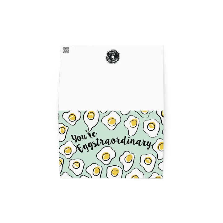 You're eggstraordinary greeting card product image (2)
