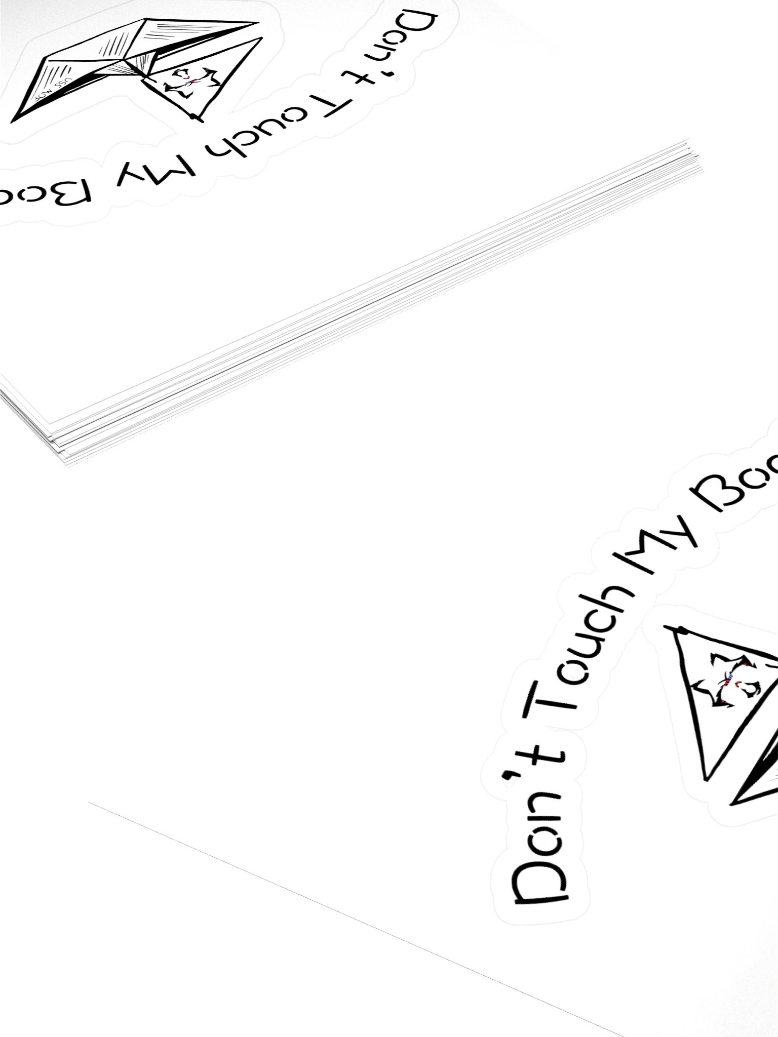 Don't Touch My Boats Sticker product image (4)
