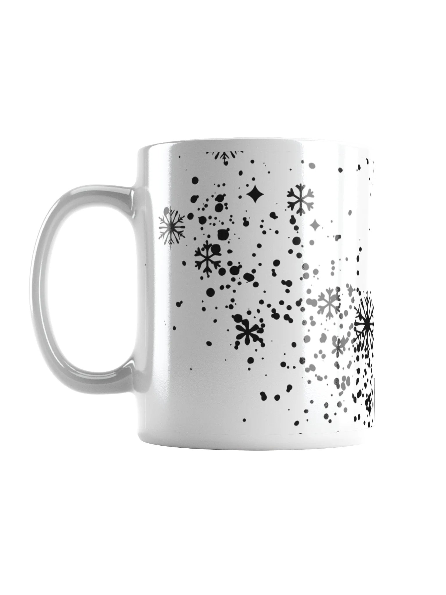 Starry Snowflake White Glossy Mug product image (16)