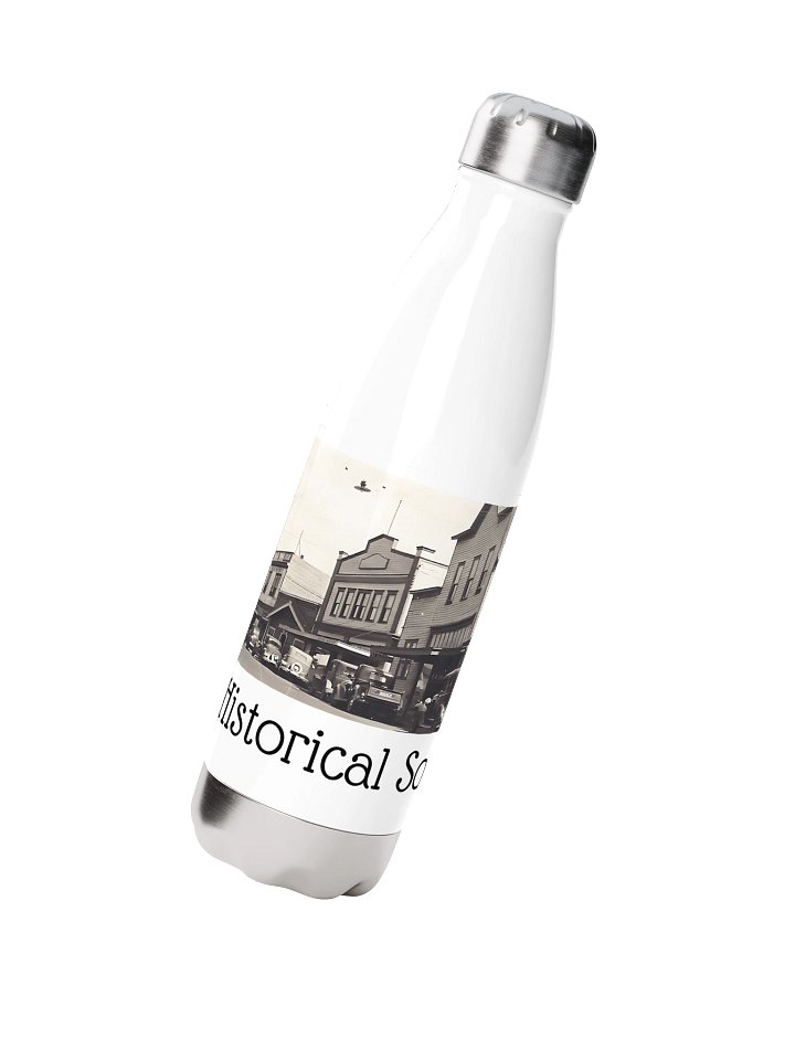 Old Downtown Poulsbo Scene Stainless Steel Water Bottle product image (4)