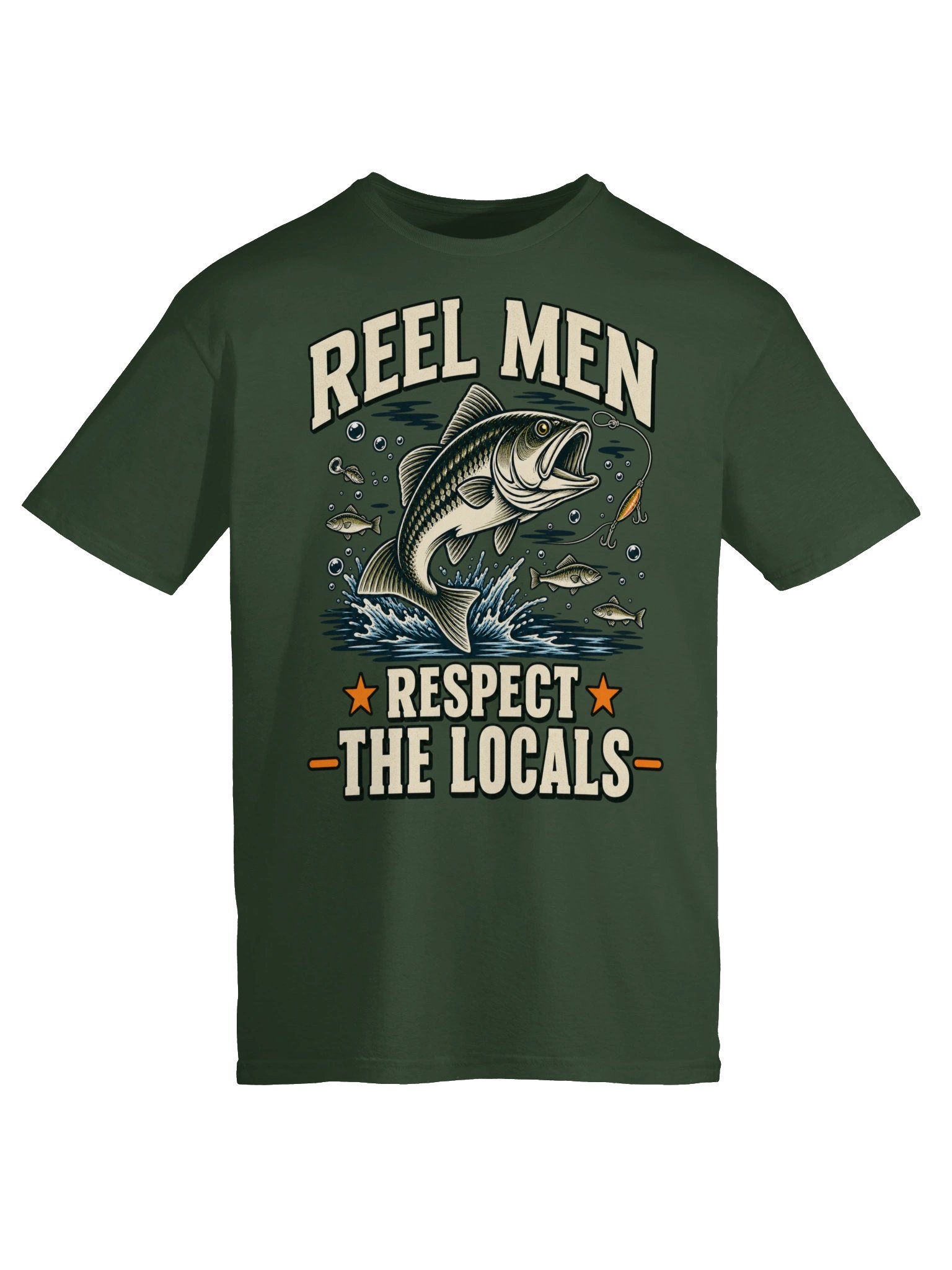 Reel Men Respect the Locals T-shirt product image (5)