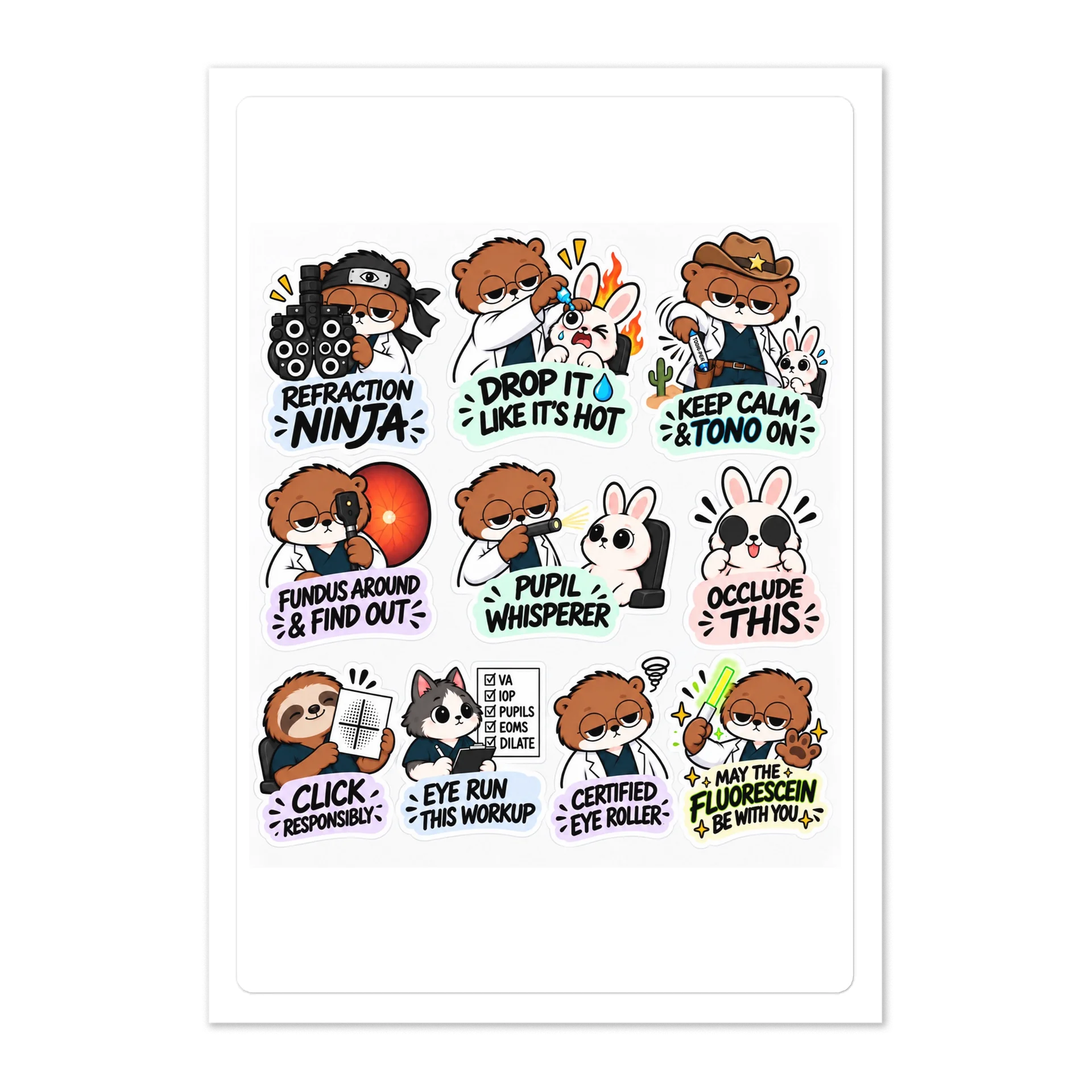 Eye Said What I Said 👁️ — Sticker Sheet product image (1)