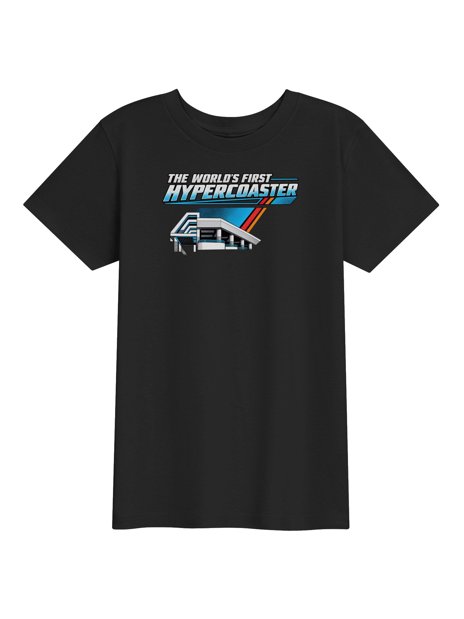 The World’s First Hyper Coaster Retro Graphic Layout Youth Tee product image (1)