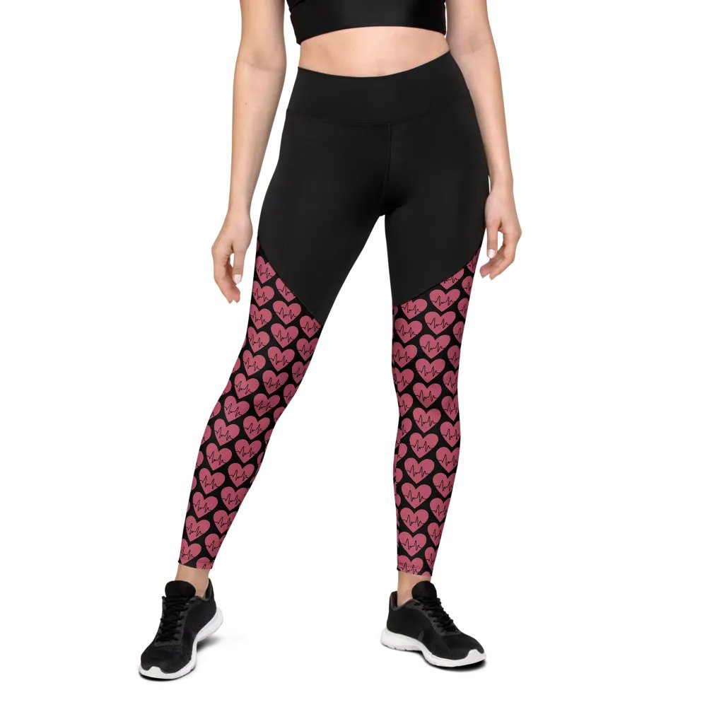 Heartbeat Harmony Sports Leggings product image (2)
