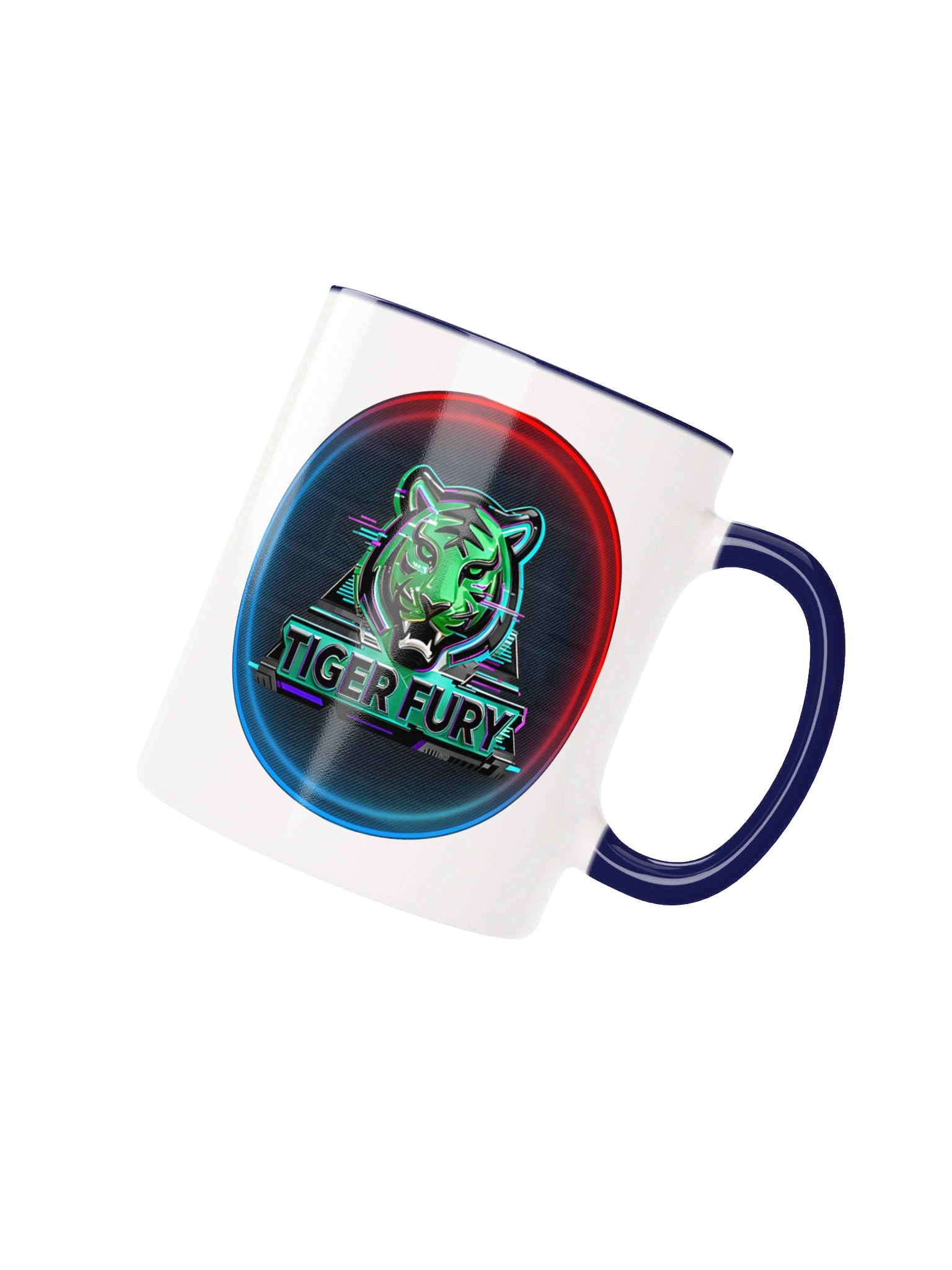 Tiger Fury Neon Logo Mug product image (3)