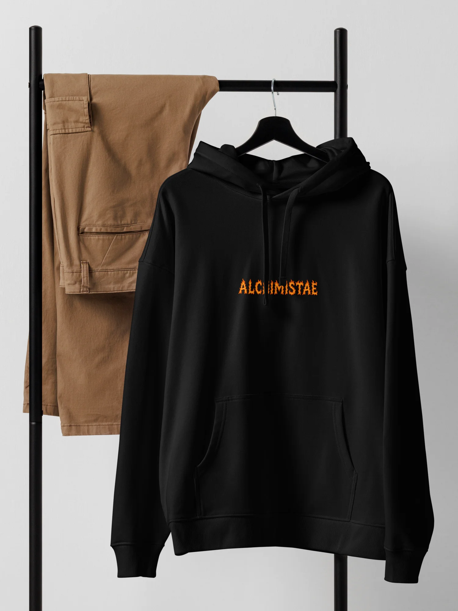 Hoodie relaxed Coton Bio Poids Lourd mixte - PUTREFACTIO product image (9)