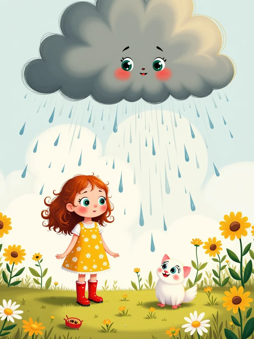Kids Storybook | Talia and the Cloud That Cried | Video + PDF Together | Instant Digital Download product image (4)