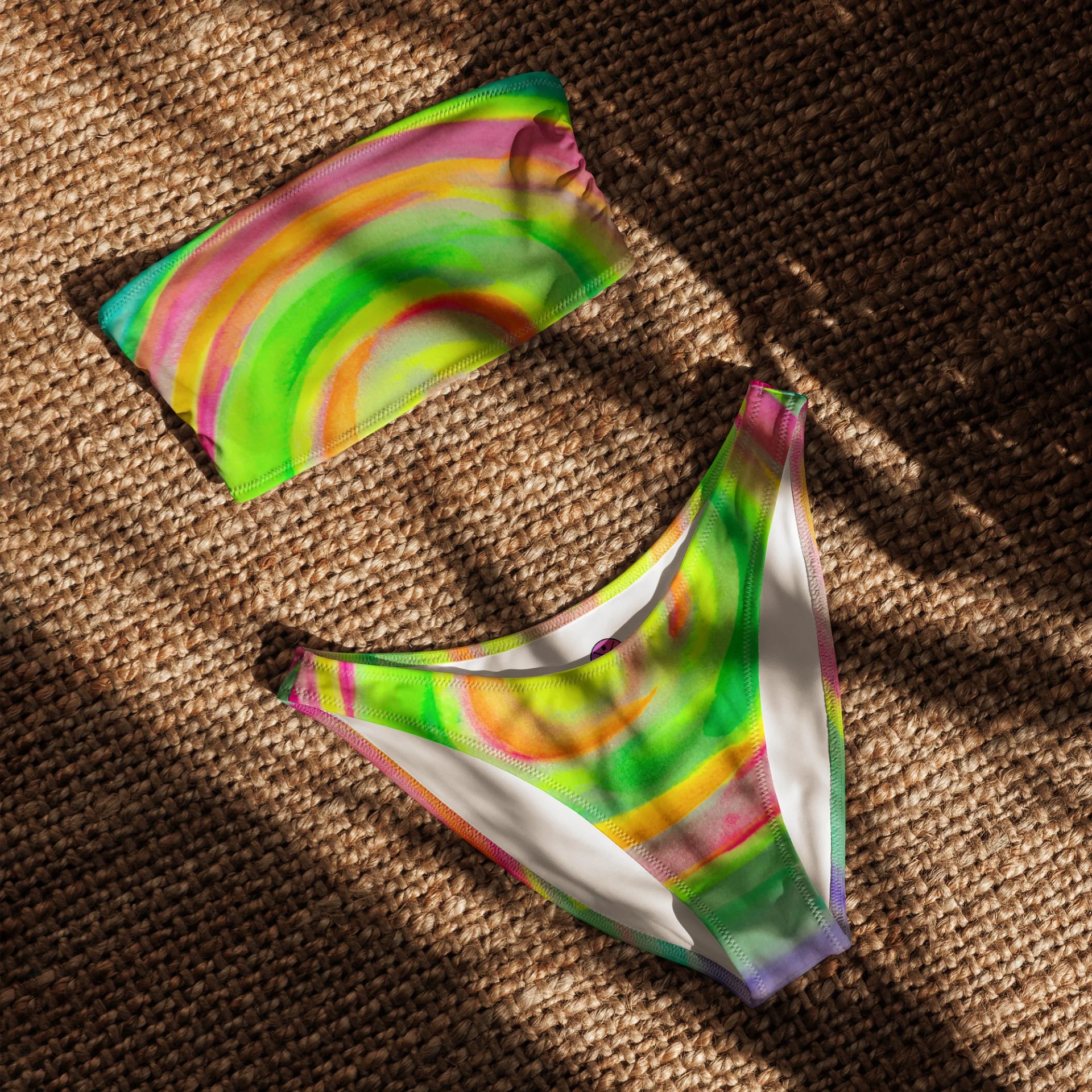 Watercolor Strapless Bikini product image (5)
