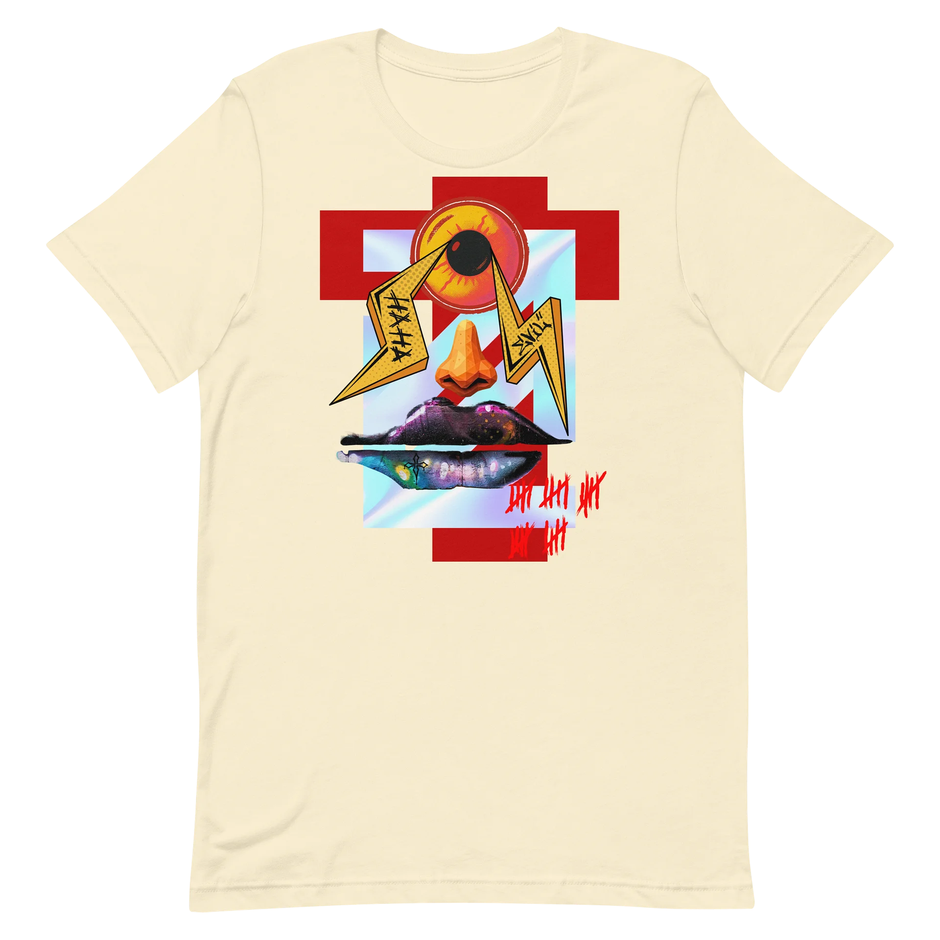 HAHA Evil Collage Tee product image (2)