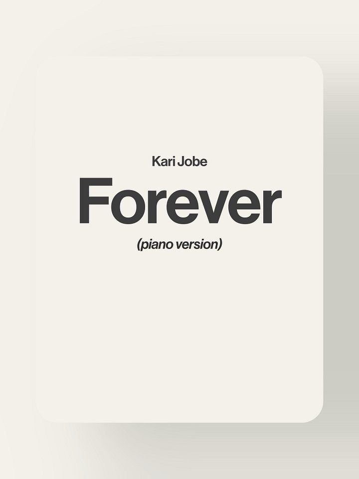 Forever - Kari Jobe product image (1)