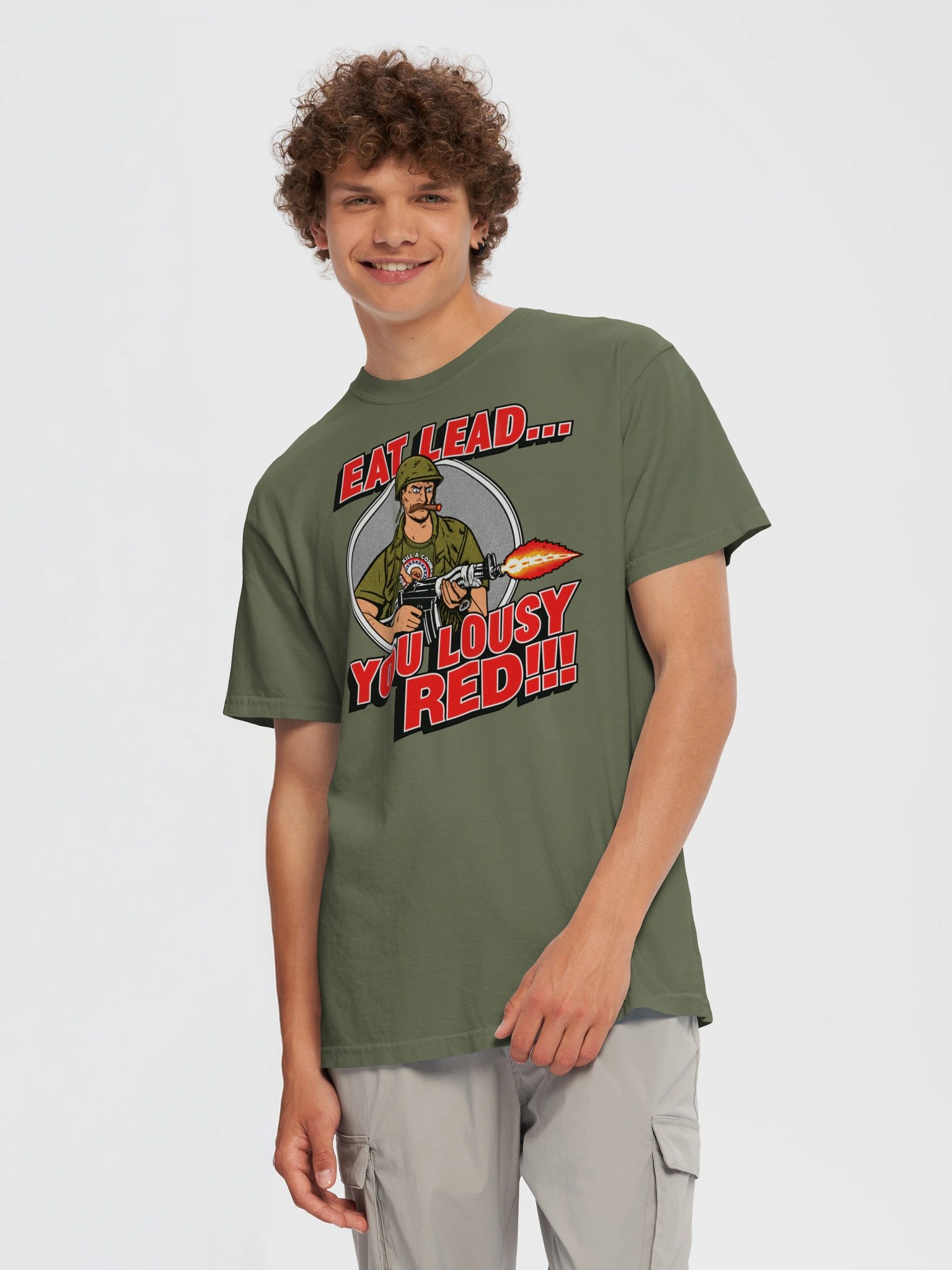 EAT LEAD... YOU LOUSY RED!!! Heavyweight T-Shirt product image (21)