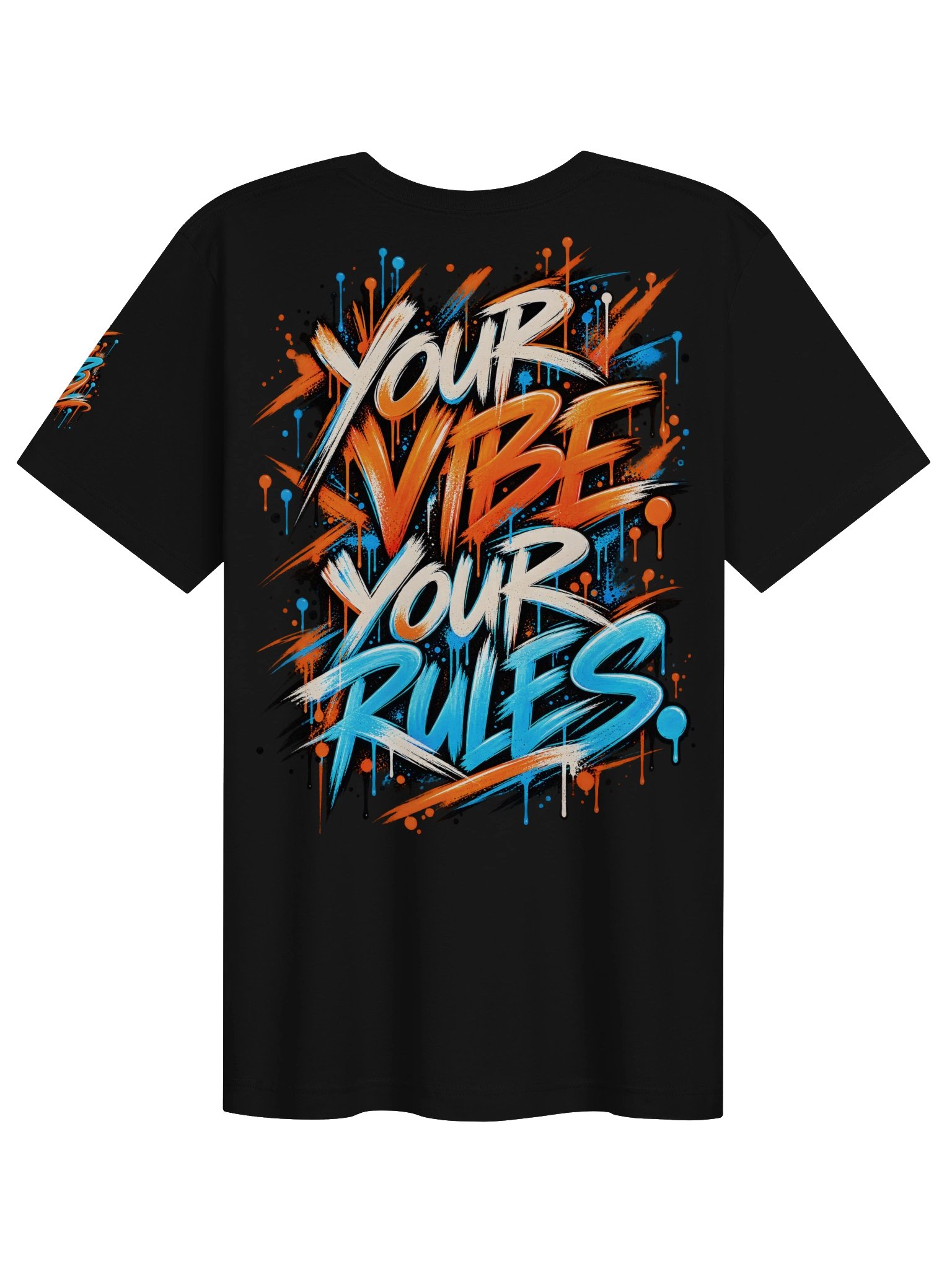 Your Vibe. Your Rules. – Urban Graffiti Tee product image (3)