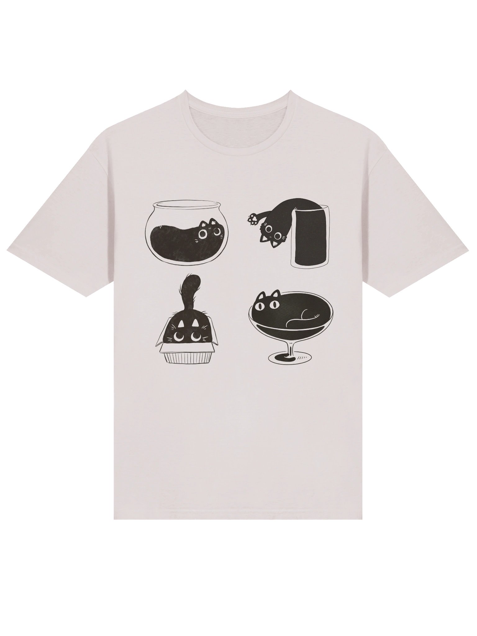 Cup & Bowl Cats T-Shirt product image (14)