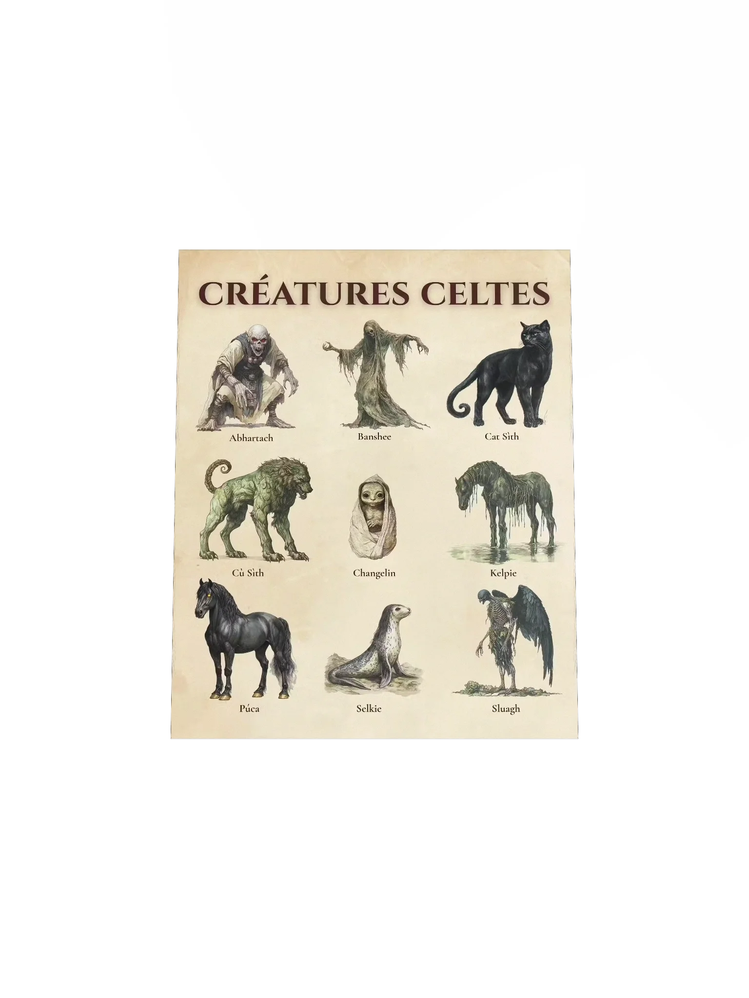Poster Créatures Celtes - vue 4