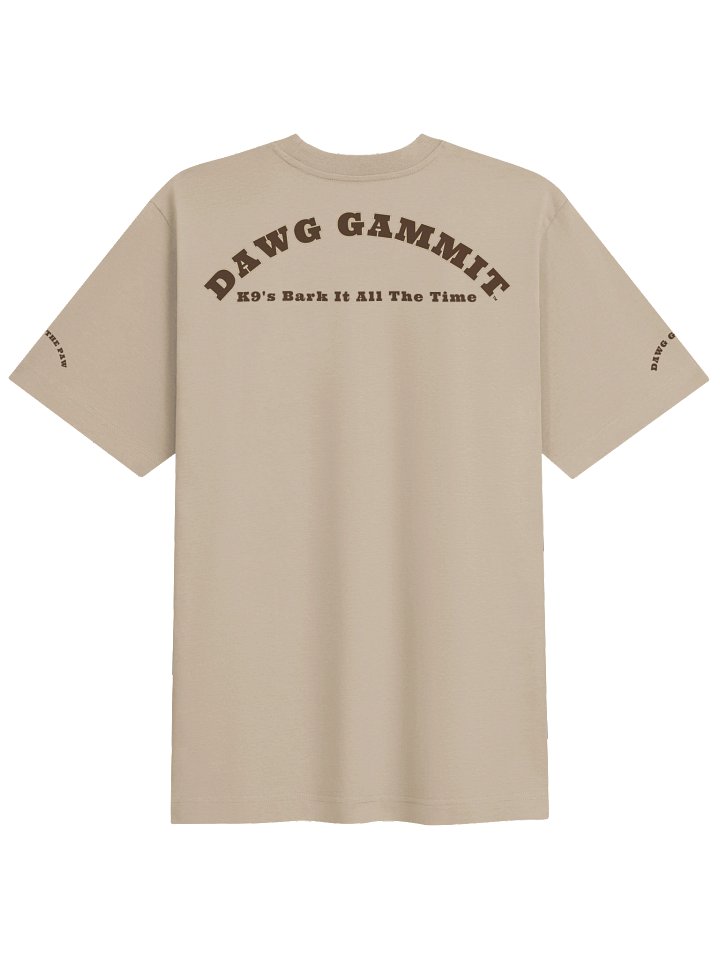WANTED DAWG GAMMIT™ WANTED Golden Retriever Poster Heavy T-shirt product image (14)