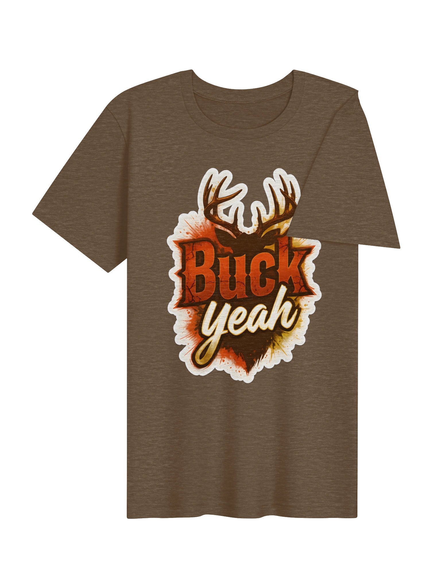 Buck Yeah Deer Head Graphic Tee product image (17)