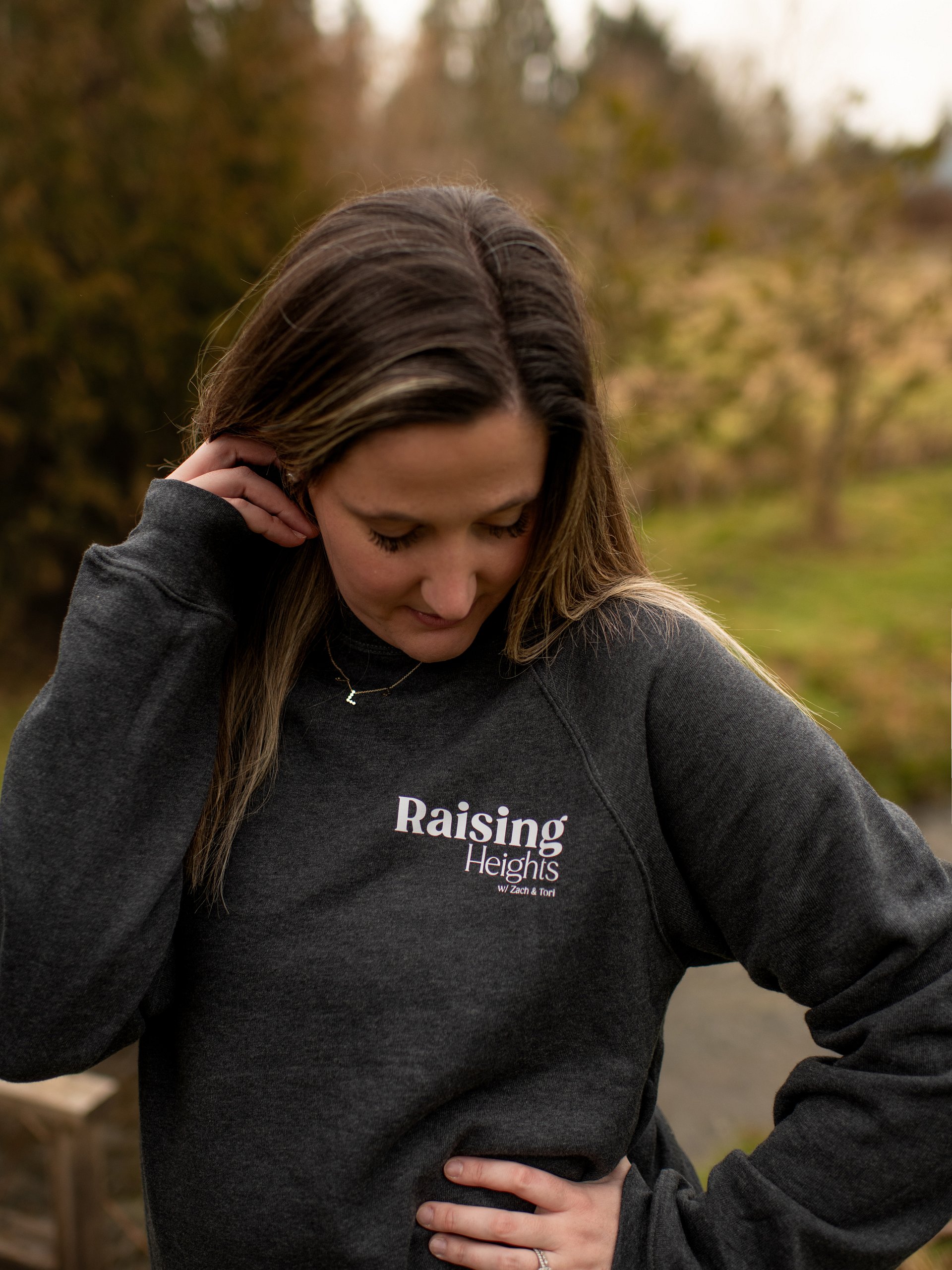 Raising Heights logo Unisex Raglan Sweatshirt product image (1)