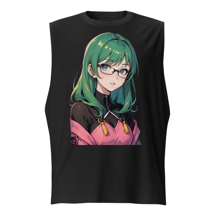(Green WAIFU) K Muscle Shirt product image (1)