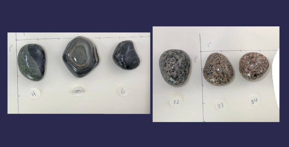 Lake Superior rock cabinet knobs blacks,greys,white,beige product image (1)
