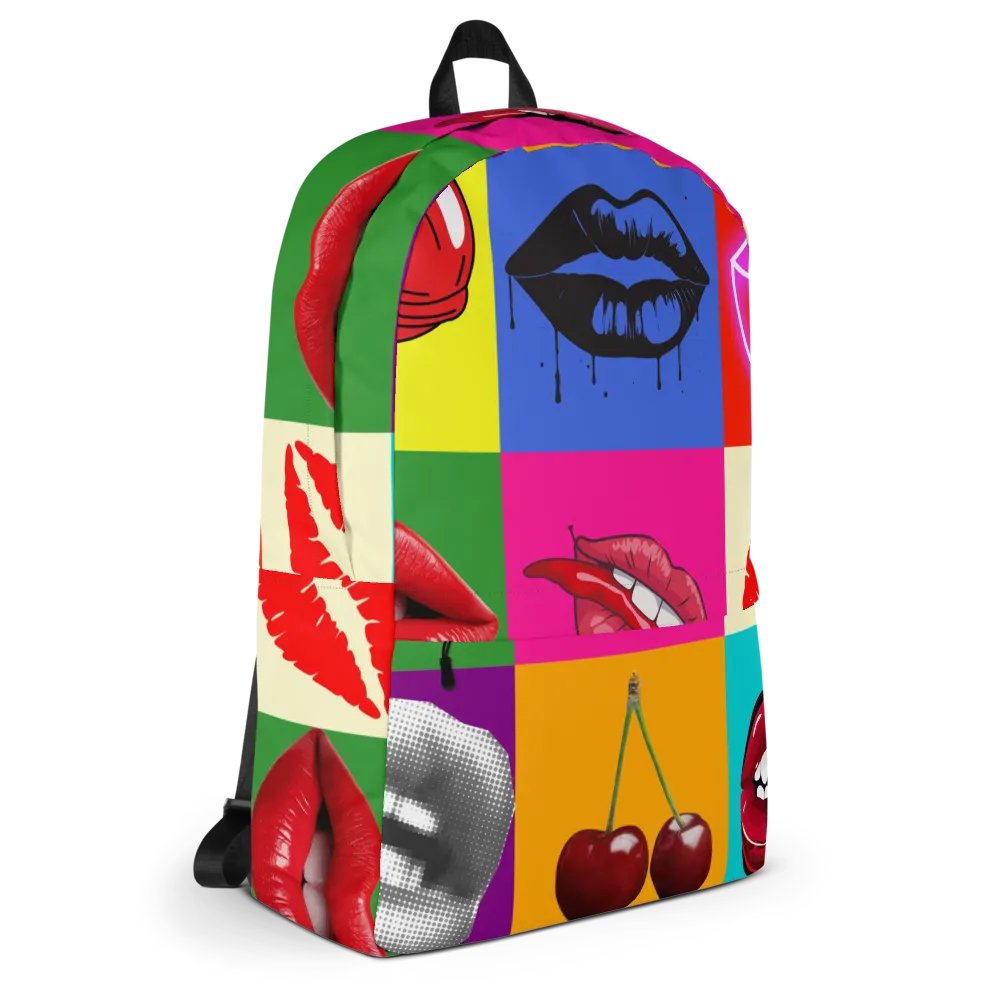 Luscious Lips and Cherries All-Over Print Backpack product image (11)