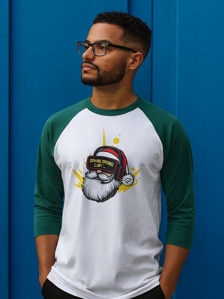 Downloading List Santa Raglan Tee product image (1)