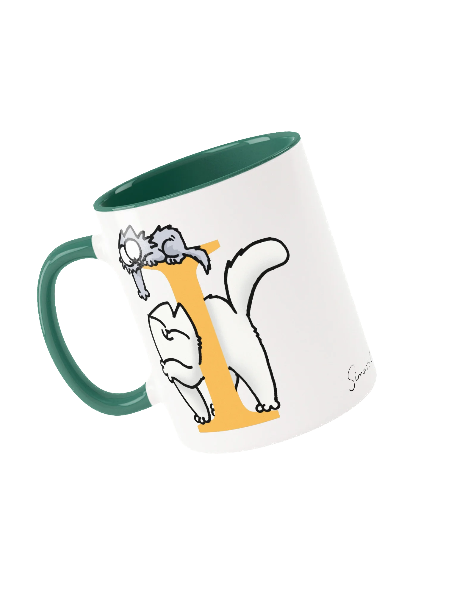 Cat Monogram Mug - I product image (3)