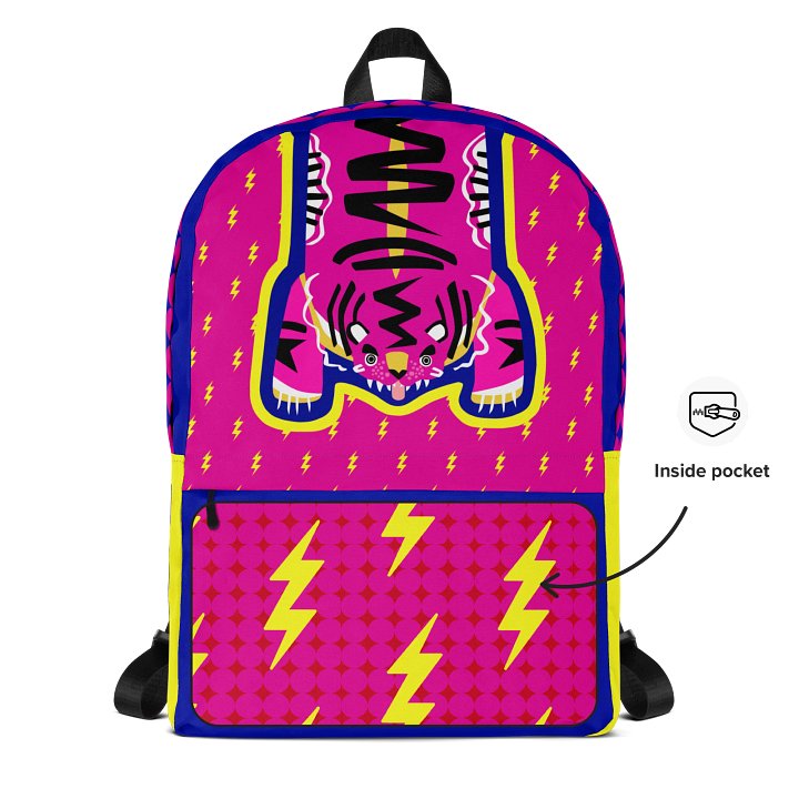 Pink Tiger Backpack product image (2)
