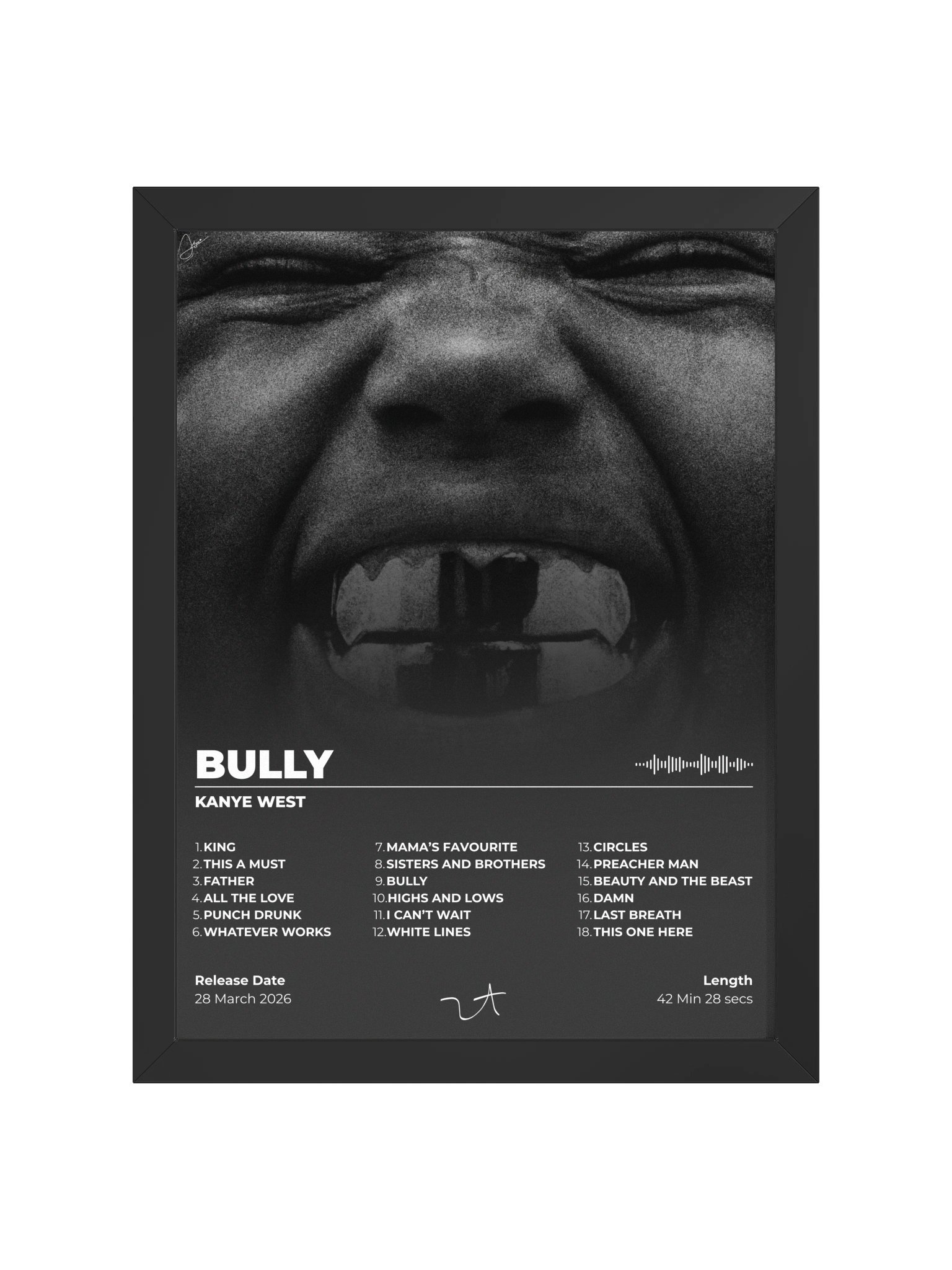 BULLY Kanye West Framed Poster product image (2)