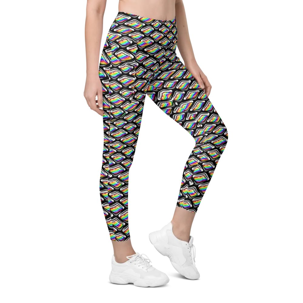 Rainbow Squares Pocket Legging product image (12)