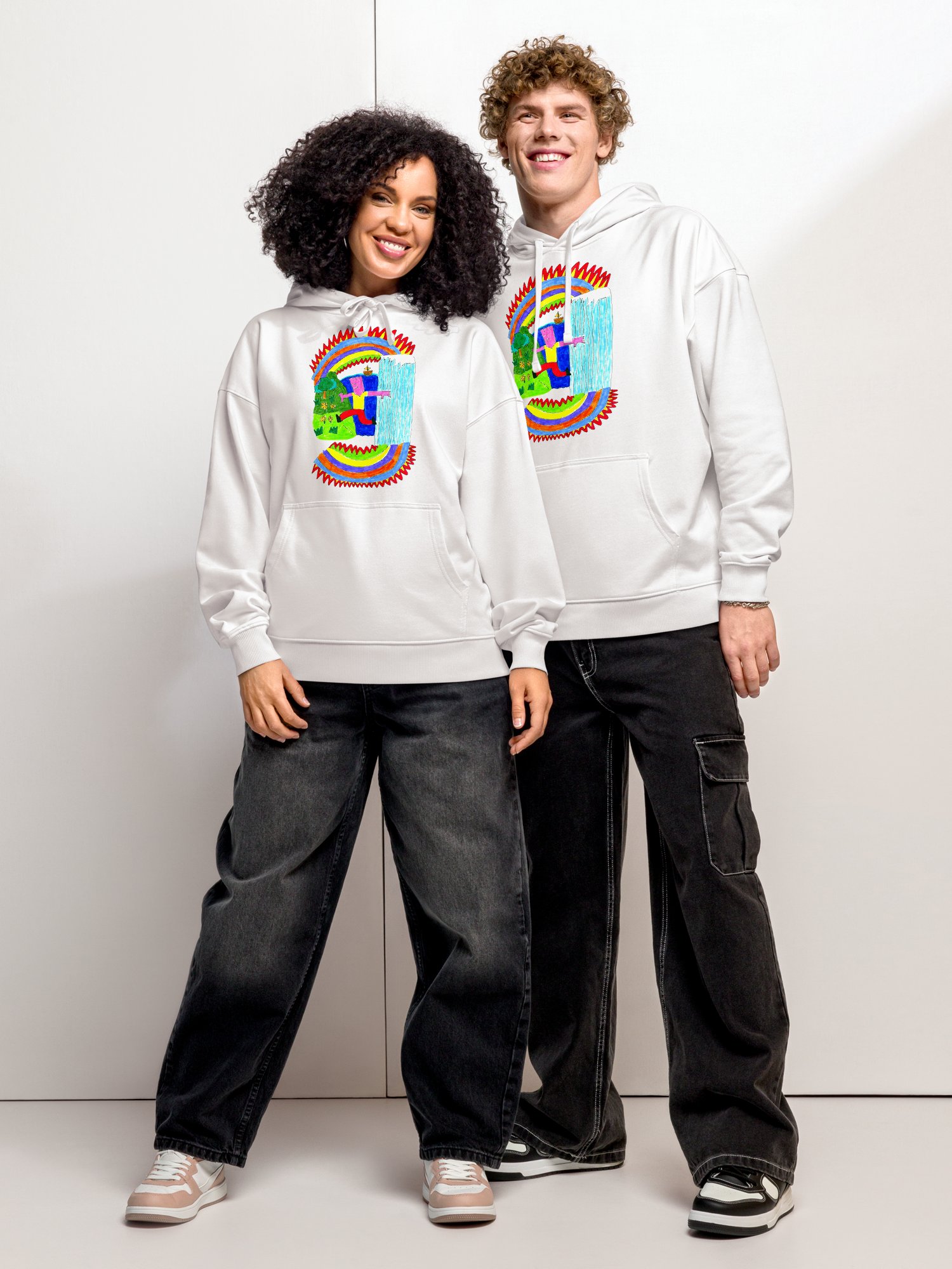 Abstract Lands Beyond Relaxed Hoodie product image (50)