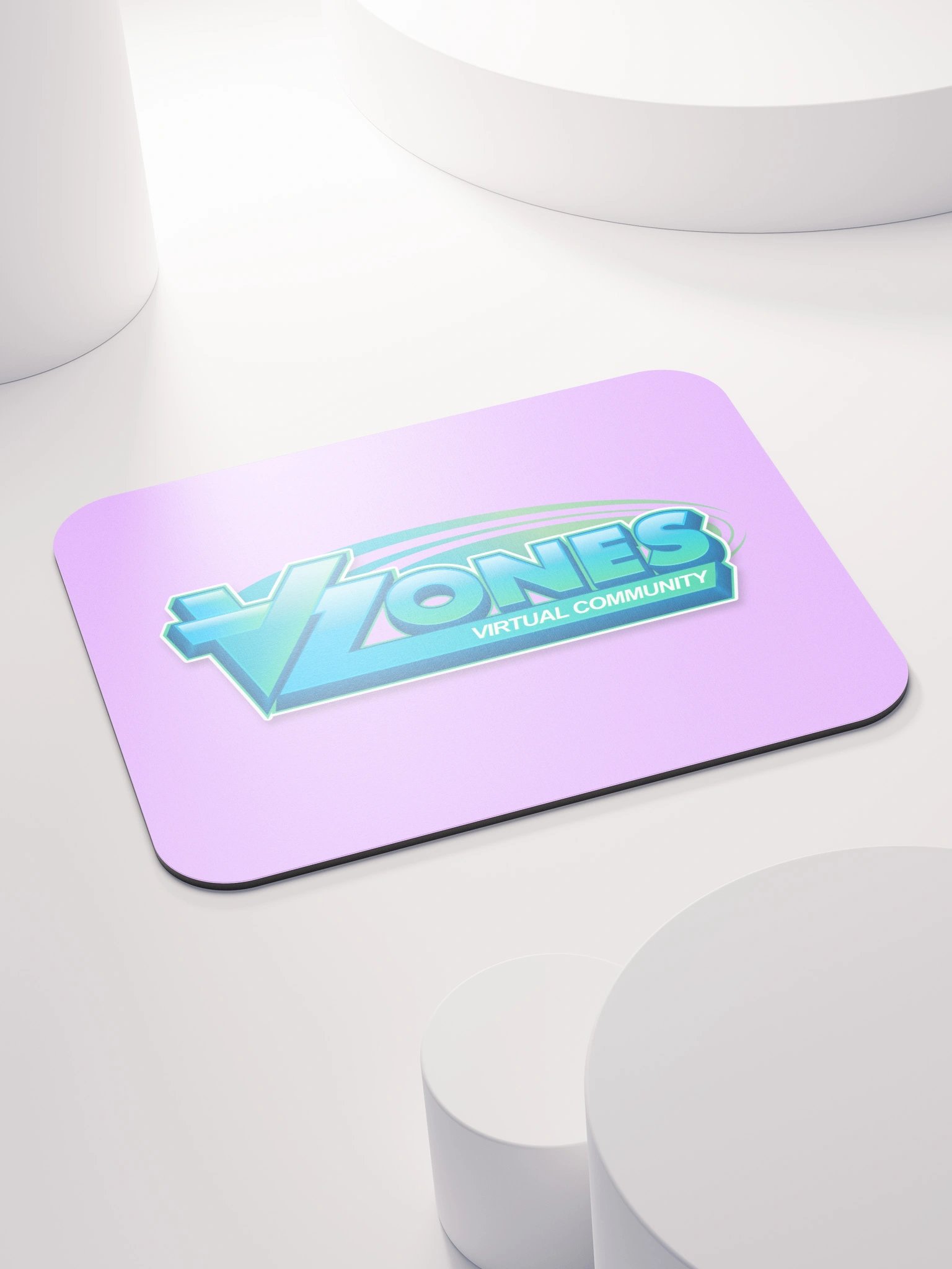 VZones Logo Mouse Mat - Pink product image (4)