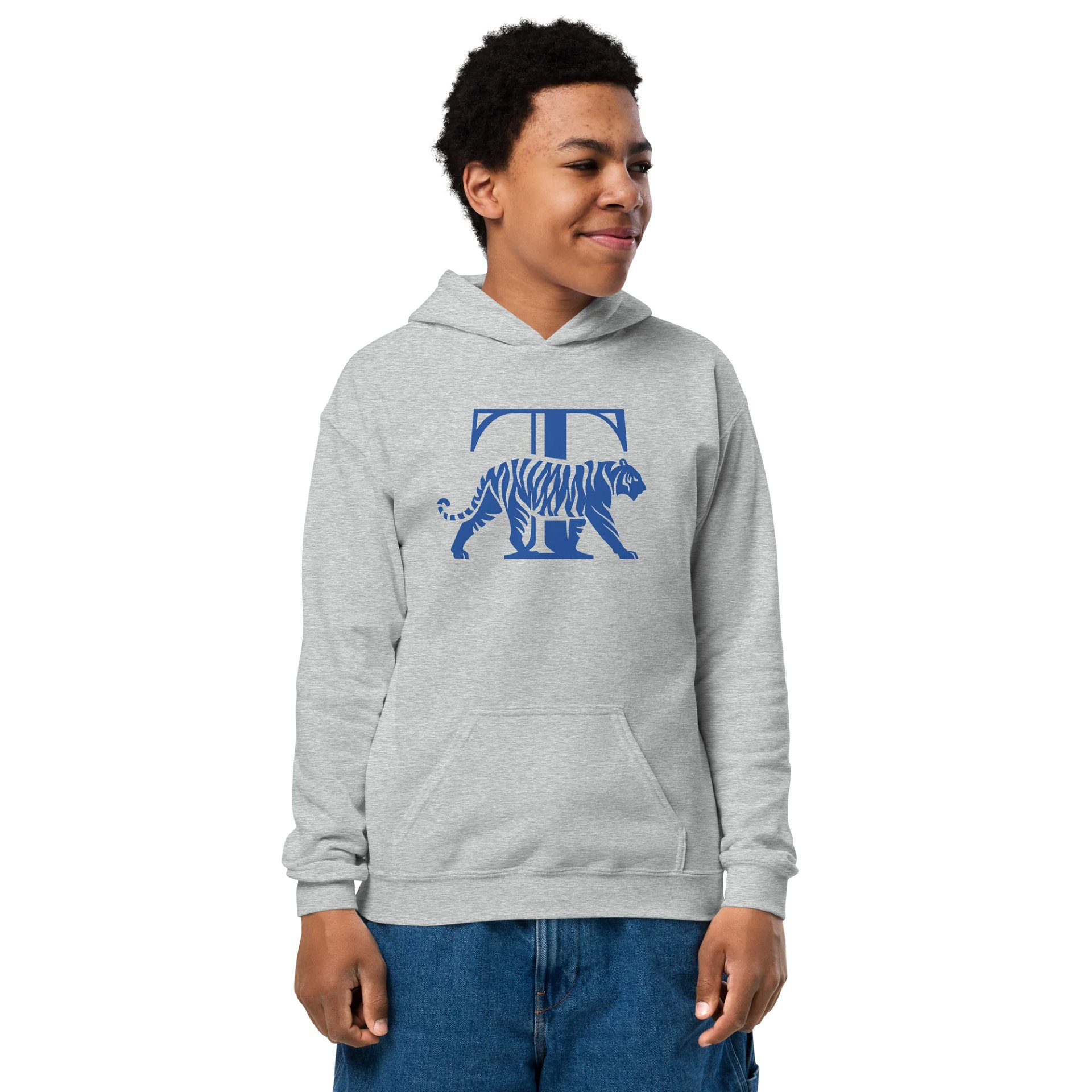 Youth Tiger Walk Hoodie (Blue) product image (1)