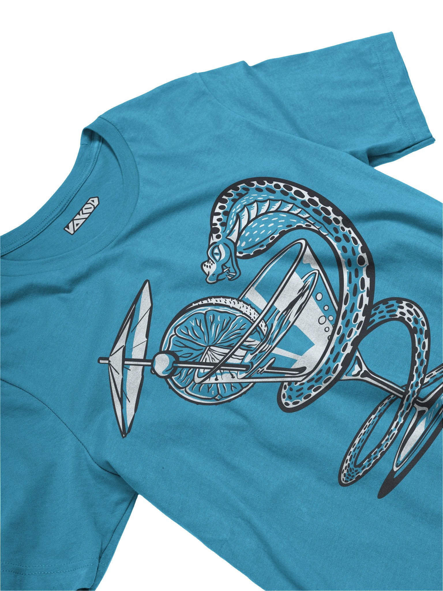 Snake & Cocktail - Graffiti Unisex T-Shirt product image (24)