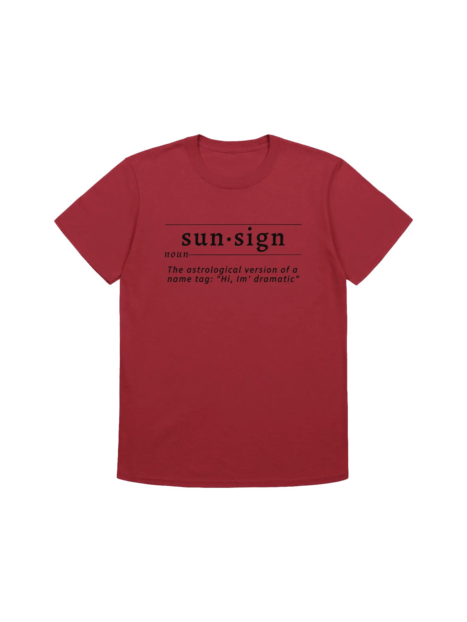 Sun Sign Def Unisex Tee v1 product image (1)