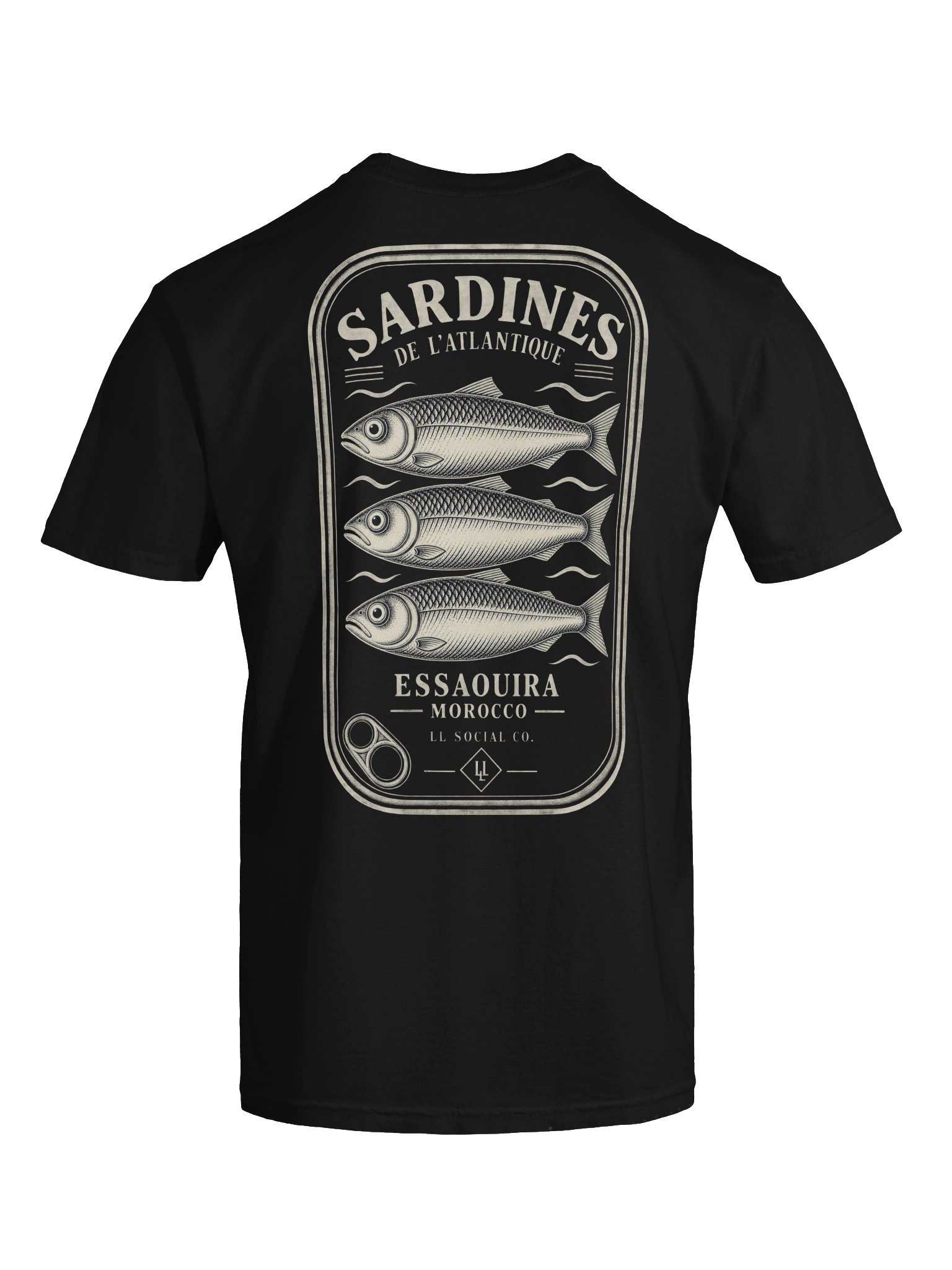 LL Social Co. Vintage Sardine Tin Tee — Essaouira | Ivory product image (68)