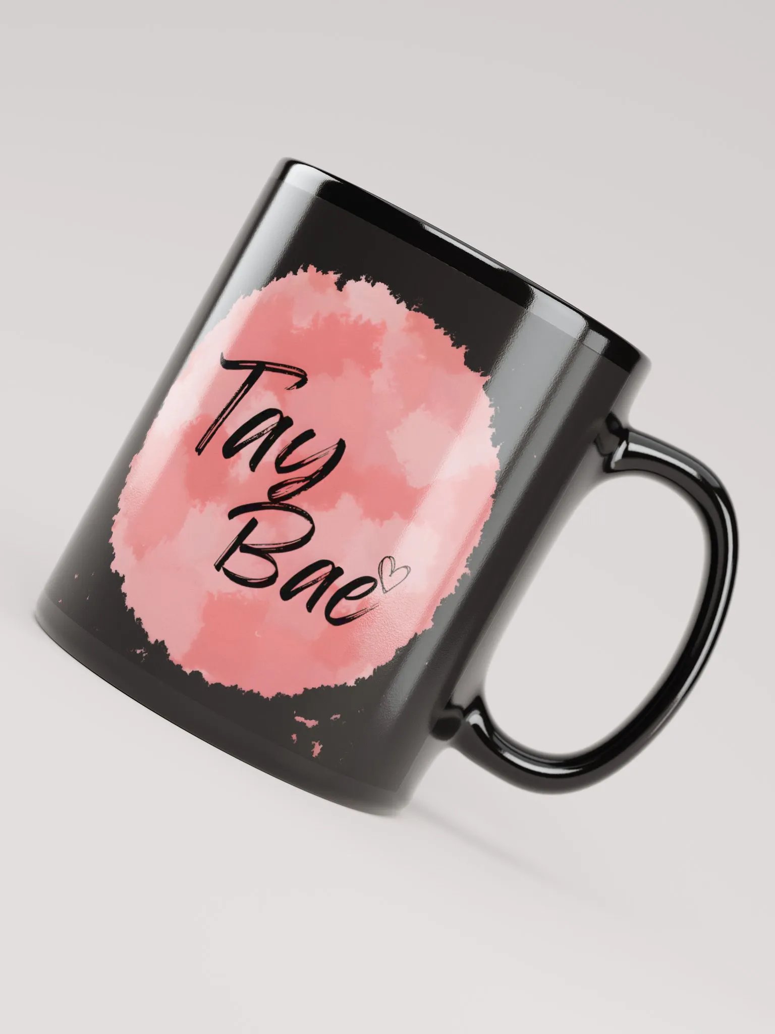 Love Yourself First Black Glossy Mug product image (4)