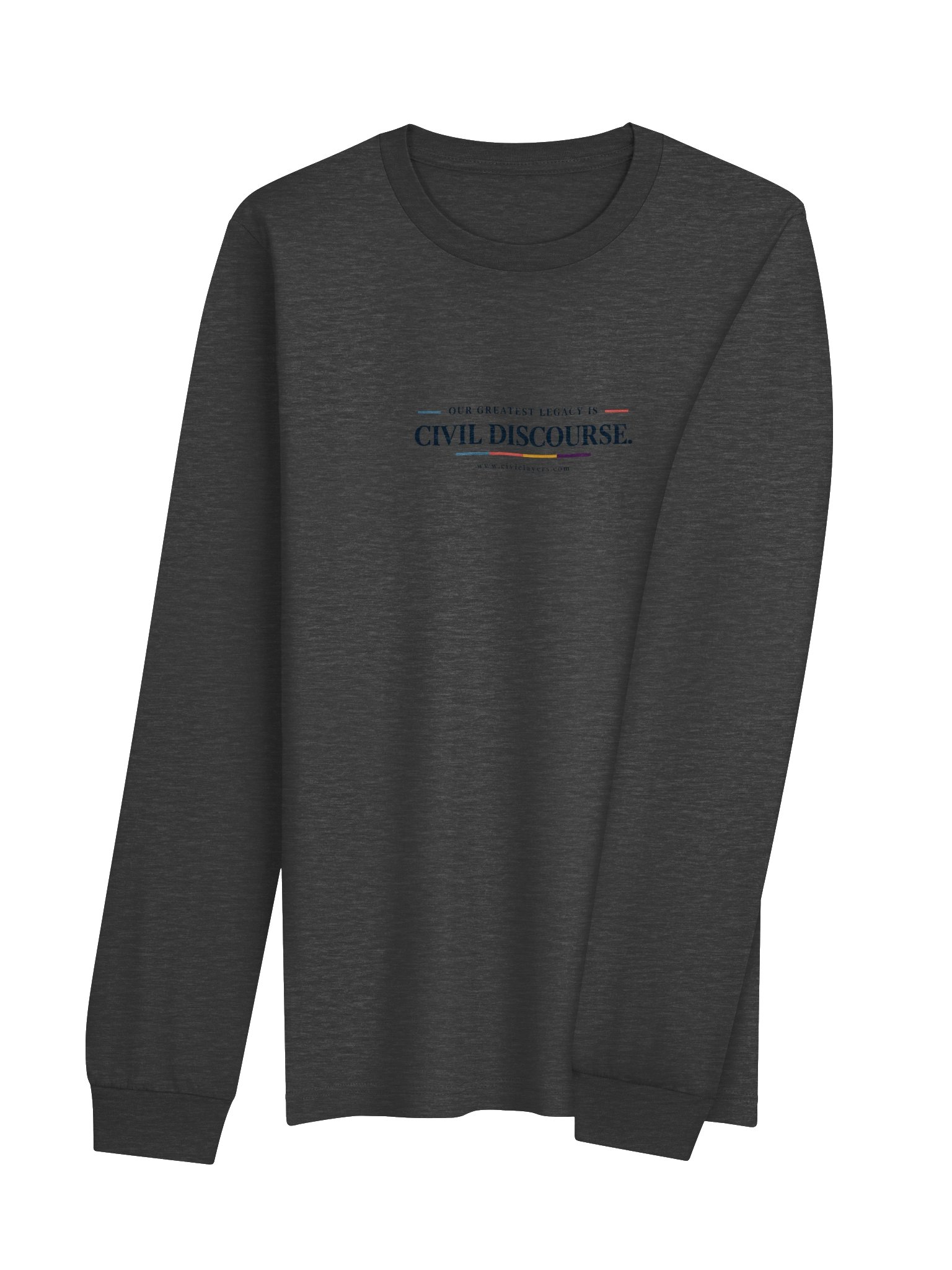 Our Greatest Legacy: Civil Discourse. Supersoft Long Sleeve T-Shirt product image (42)
