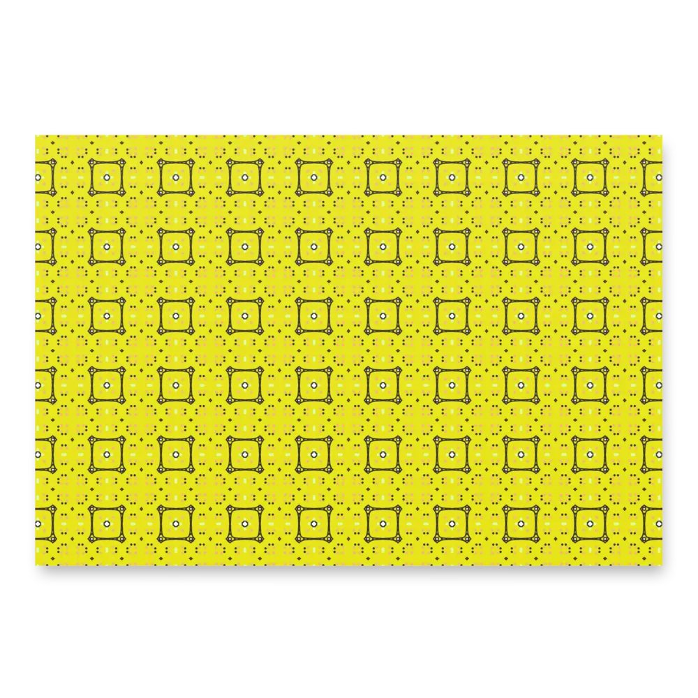 Cheerful Yellow patterned wrapping paper product image (7)