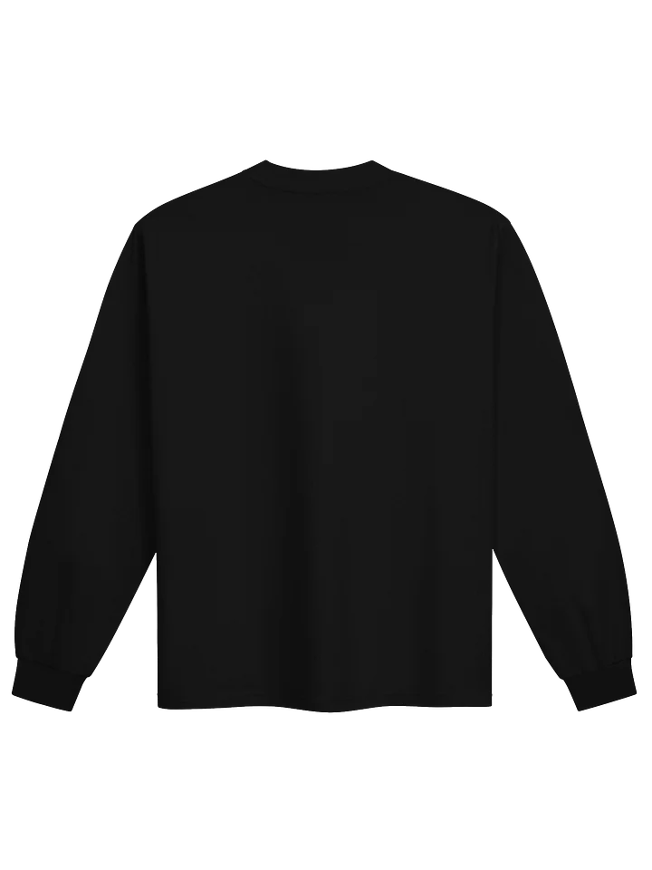 484 Face Logo Long Sleeve Black Tee-Shirt product image (2)