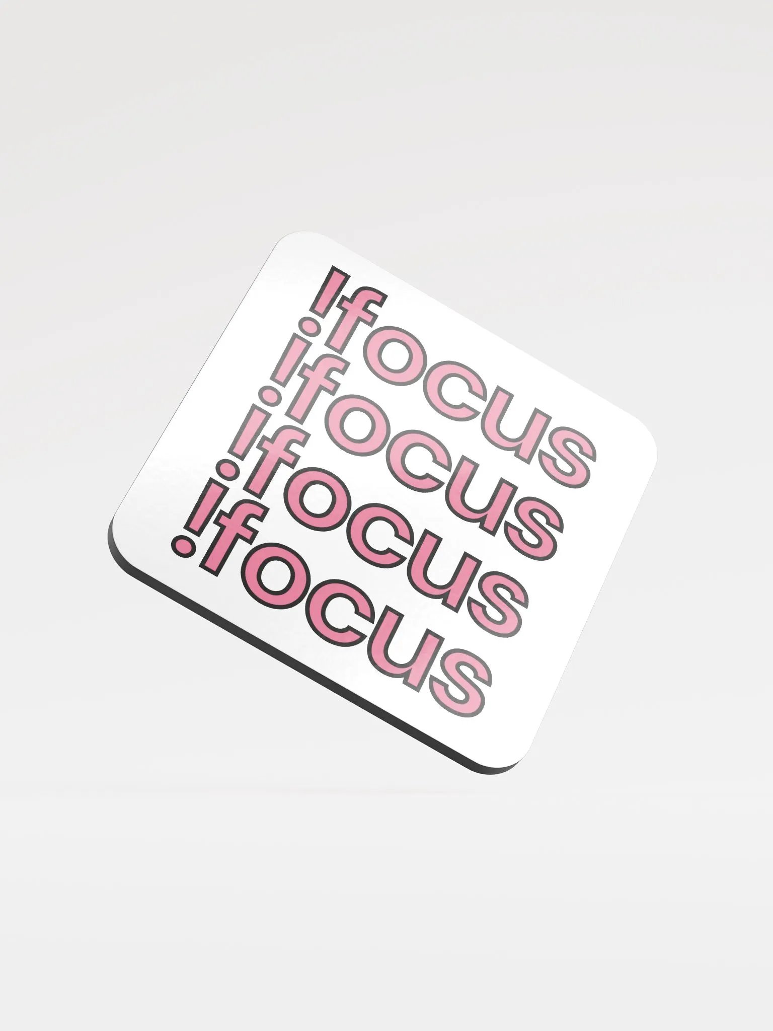 !focus - Gloss Cork Coaster product image (1)