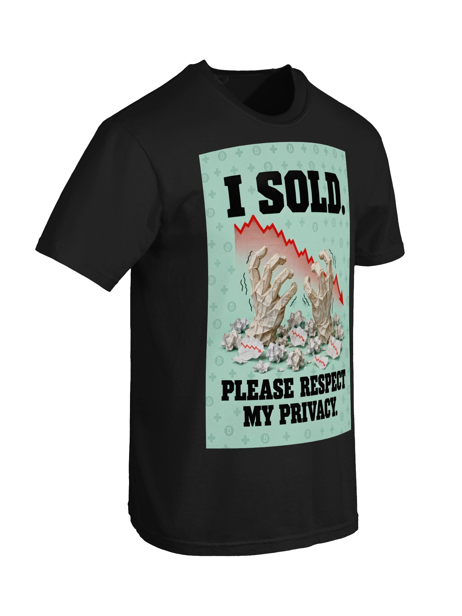 Paper Hands - I Sold — Bitcoin Halloween Statement Tee product image (10)