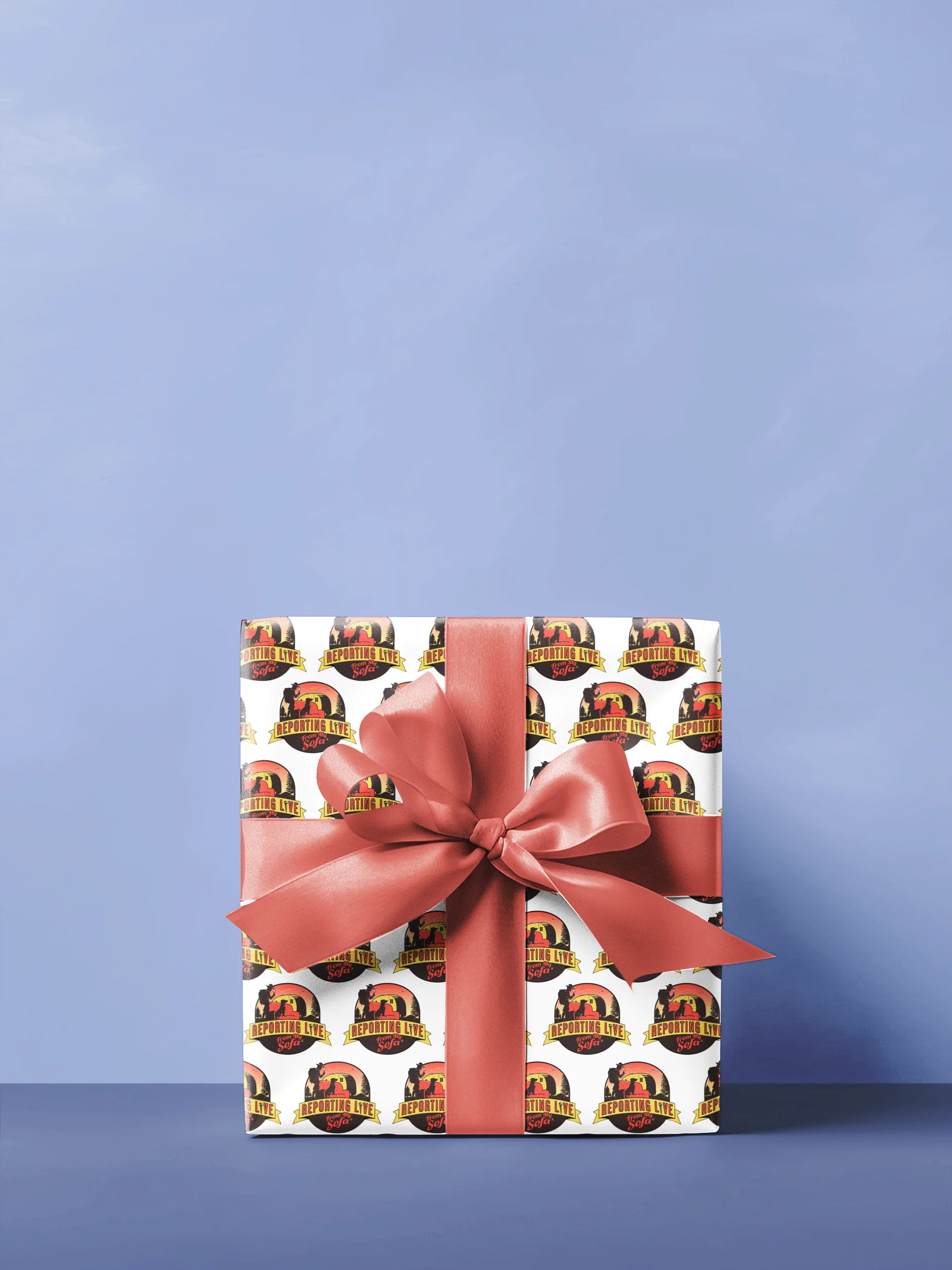 Reporting Live From My Sofa Gift Wrap Set product image (1)