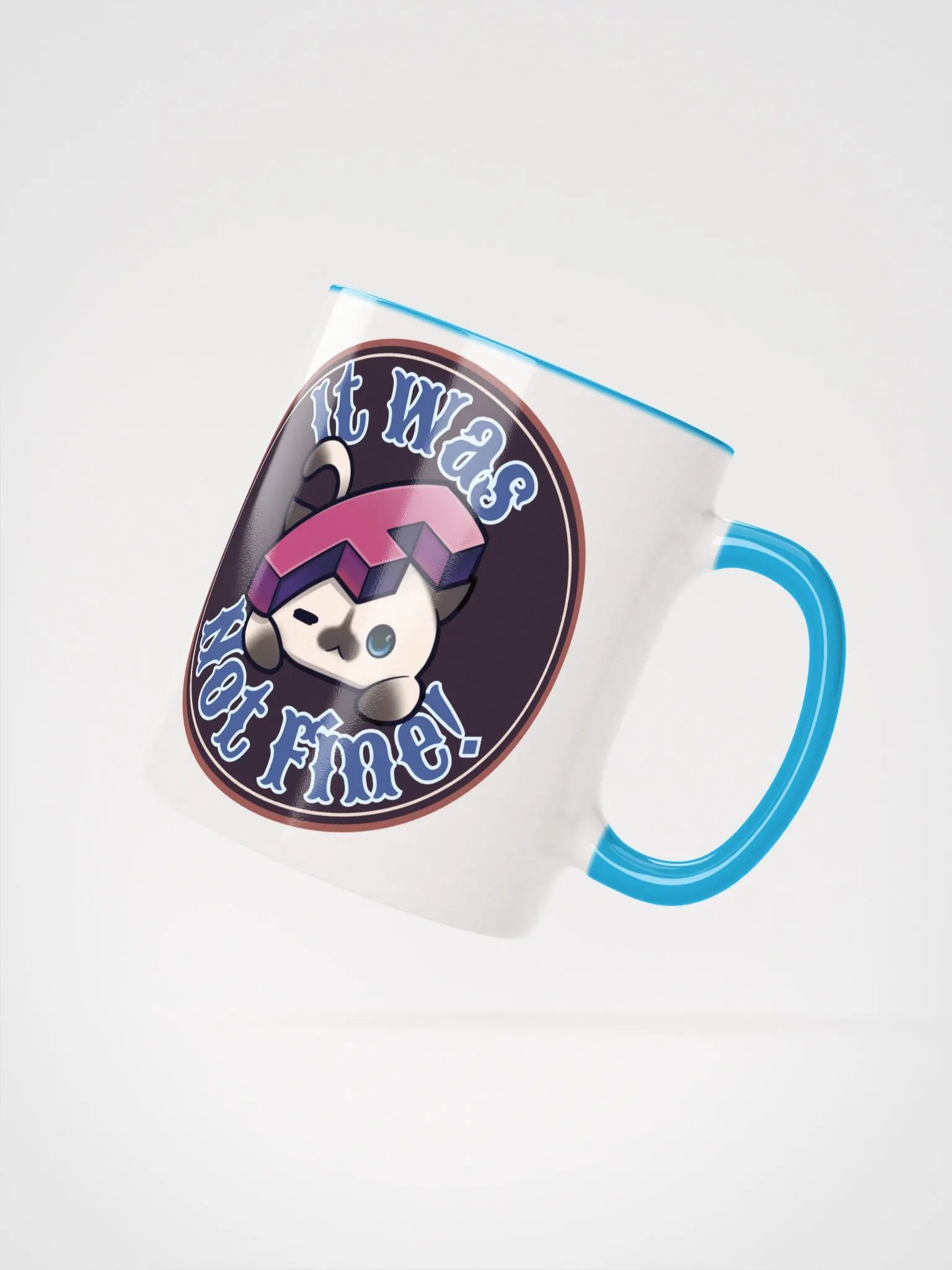 It Will Be Fine Ceramic Mug with Color Inside product image (2)