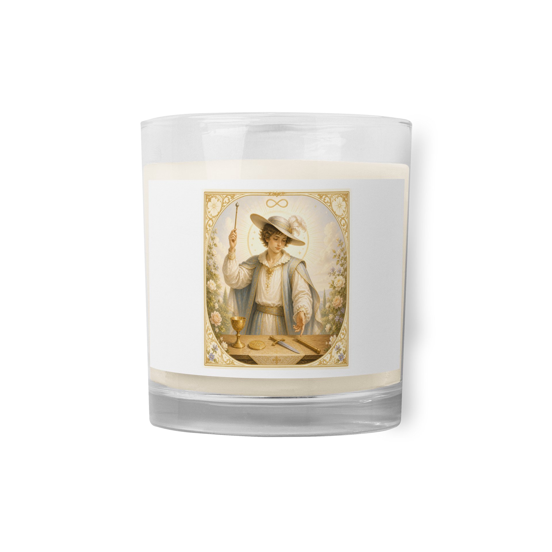 🃏 Bougie "L'Arcane I : Le Bateleur" – Le Commencement product image (1)