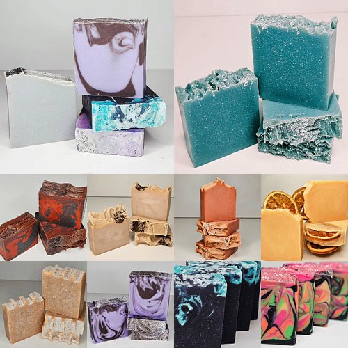 These beautiful soaps and more can be found on my website RIGHT NOW! 

Smoke, Rorschach, Luma and Lavender Sage. 

So Cool, a...