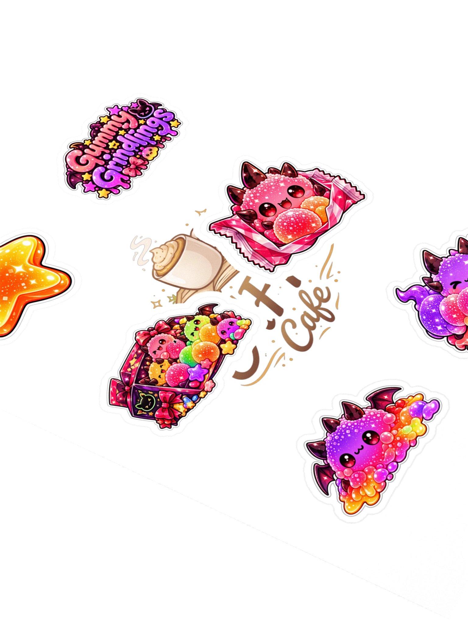The AFK Cafe™ Gummi Grindlings | Sticker Pack Vol. 2 product image (2)