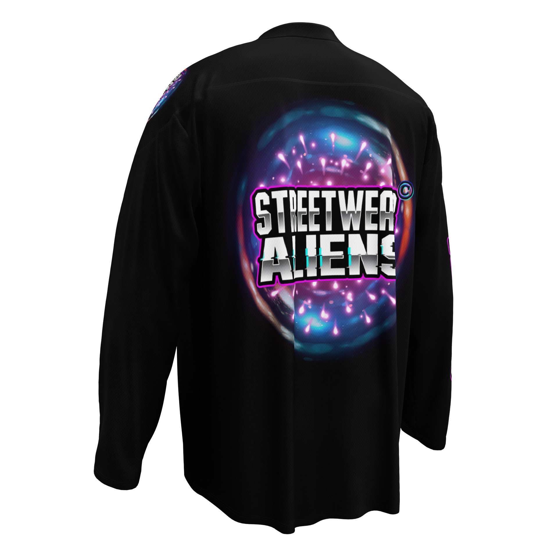 LIMITED EDITION - CNX Core All-over print Unisex Long Sleeve Tee — Streetwear Aliens 001 product image (4)
