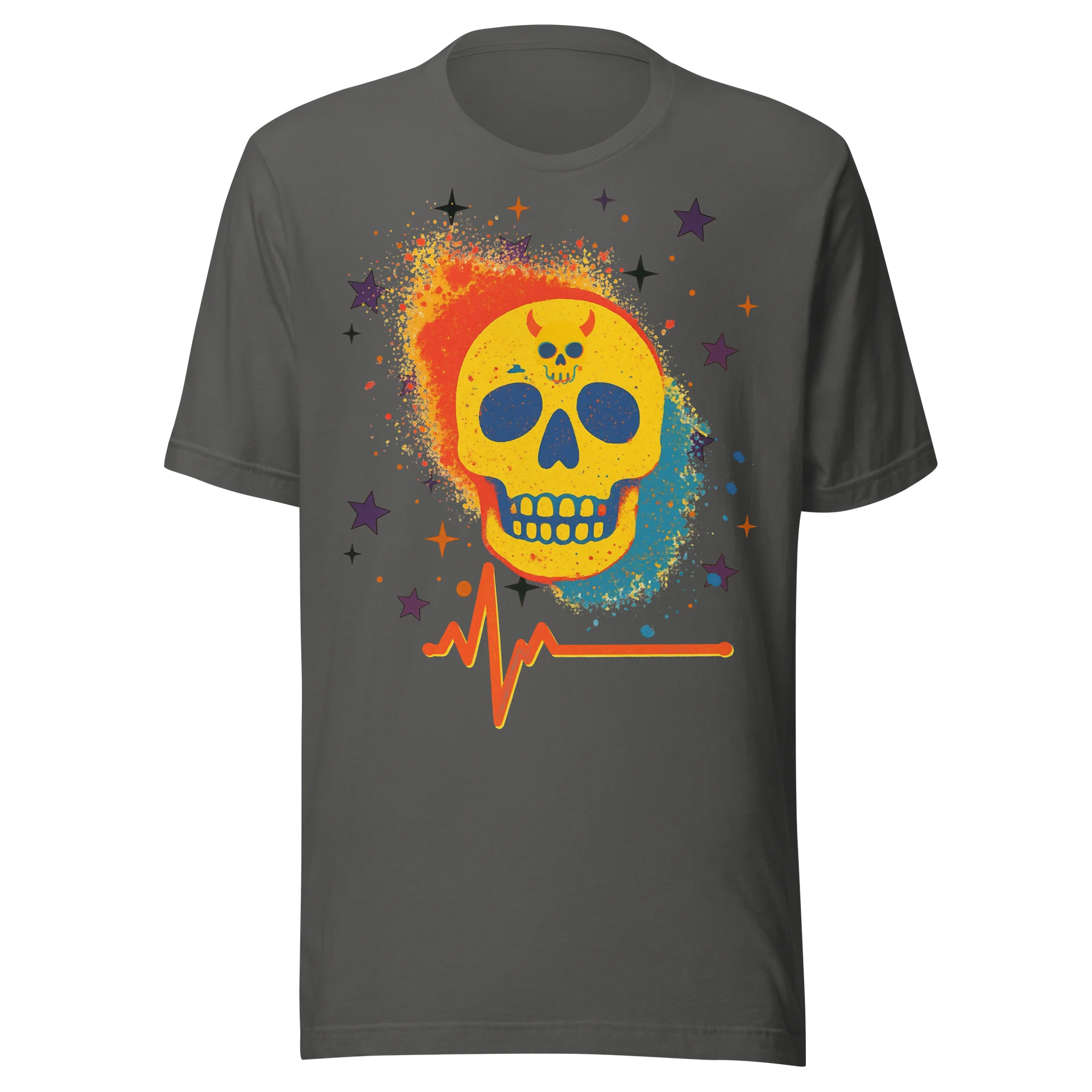 Neon Skull Pulse Tee product image (1)